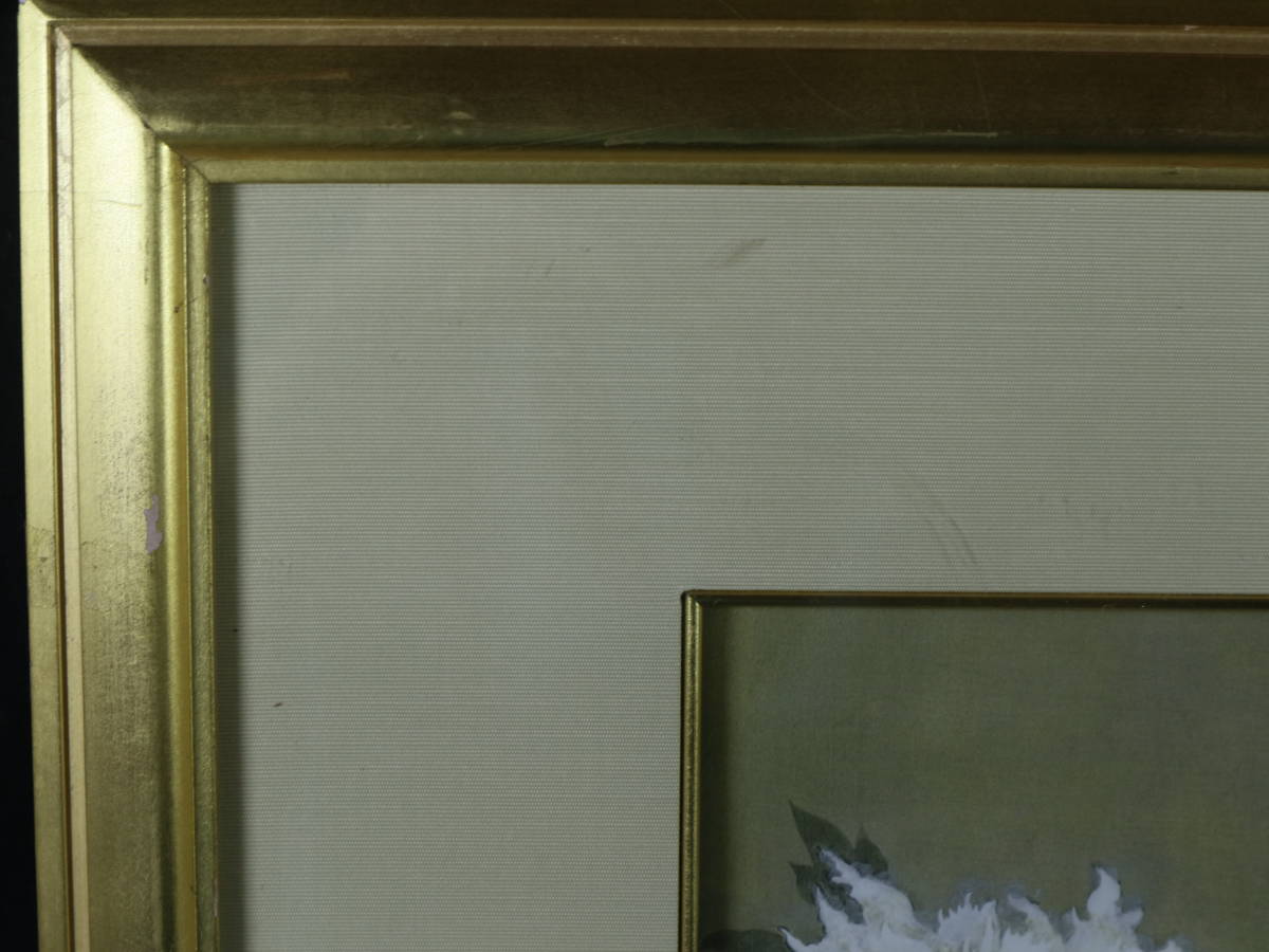 猫 ネコ ねこ cat, | 03インチ額／日本画風 風景 額縁印刷 frame