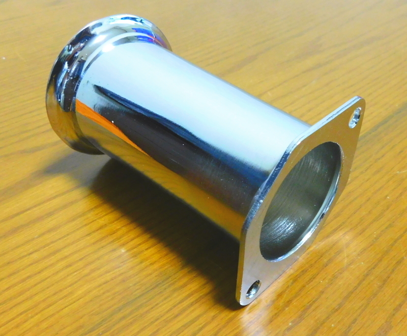 ファンネル⁄エアクリーナーパーツ メッキファンネル新品 100mm