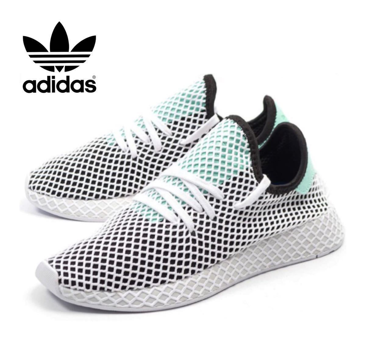 新品未使用 アディダス DEERUPT RUNNER【26.5cm】定価14300円 adidas スニーカー ランニング 靴 シューズ 軽量 B28076 ディープラプト