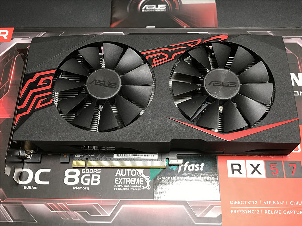 ASUS 8GB ジャンク RX570 Radeon RX ハオくん専用 0 グラフィック