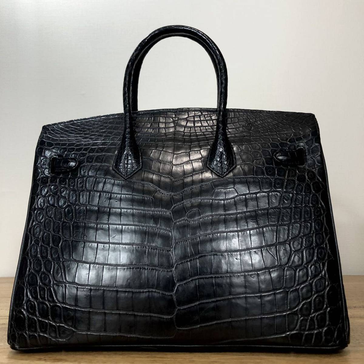 新品 定70万 本物 最高峰 マット クロコダイル ニロティカス バーキン 