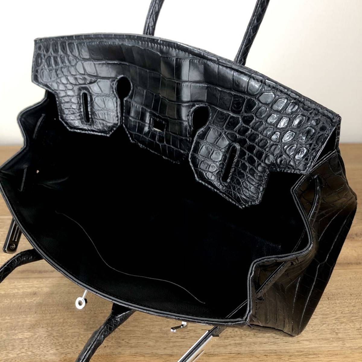 新品 定70万 本物 最高峰 マット クロコダイル ニロティカス バーキン 