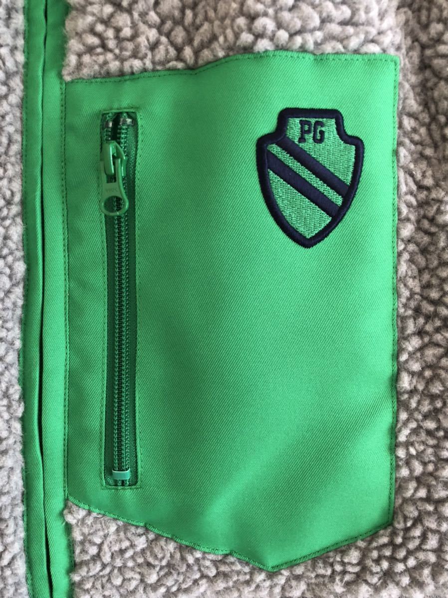 PEARLY GATES パーリーゲイツ ボアジップベストグレー　_2