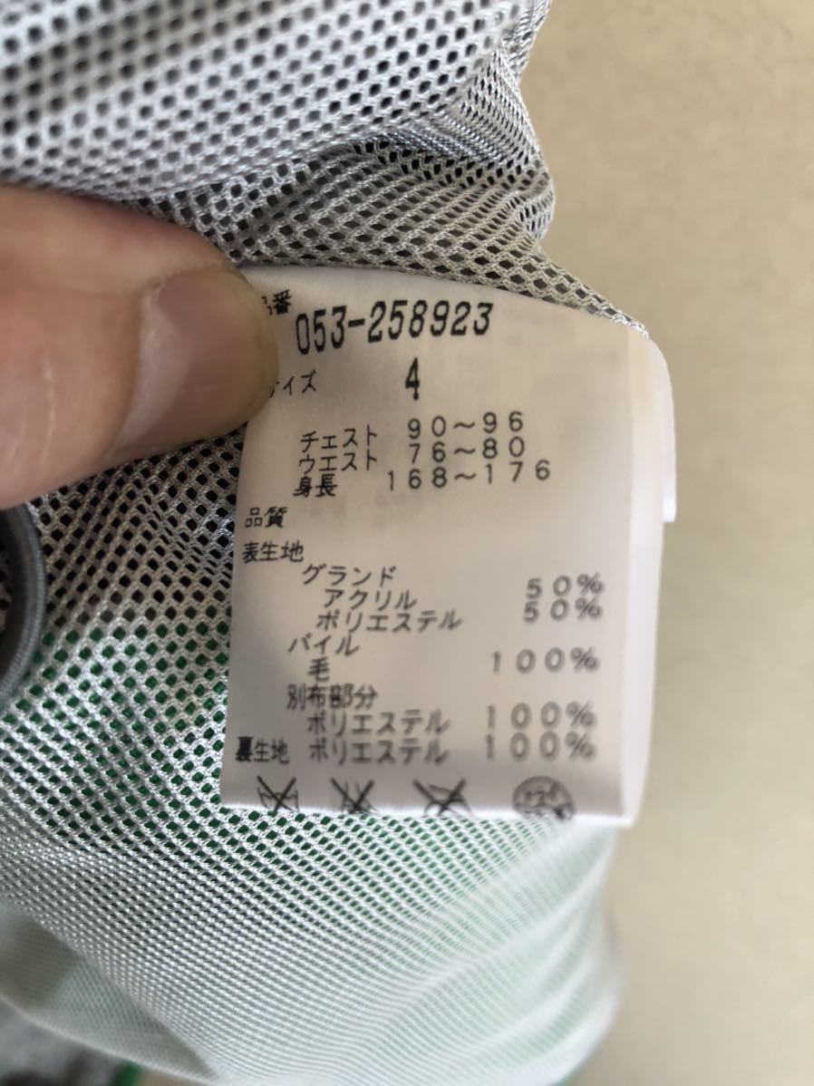 PEARLY GATES パーリーゲイツ ボアジップベストグレー　_7