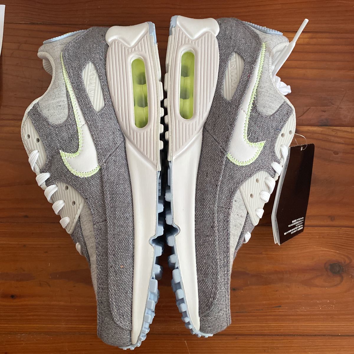 新品未使用　訳あり　NIKE AIR MAX 90 NRG サイズ8.5 VAST GREY/ -BARELY VOLT 0 NIKE NRG 中古の通販 -nike WHITE&frasl;WHITE