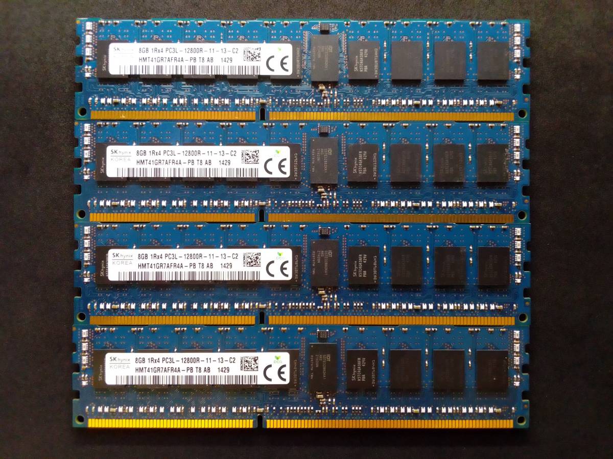 計64GB PC3L-12800R SK hynix 16GB 4枚 メモリ DDR3 ECC 16GB 2Rx4