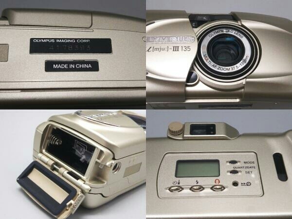ジャンク 動作未確認 OLYMPUS フィルムカメラ 【 mju】-3 135 について
