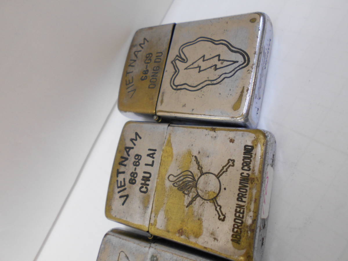 Zippo VIETNAM 4個 ベトナムZippo 中古ベトナムZippo ベトナム修理品 