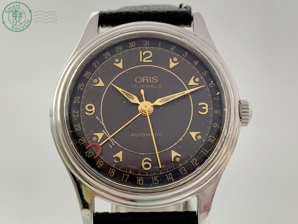 N11154 1円スタート☆ ORIS オリス ポインターデイト 7403-40B 