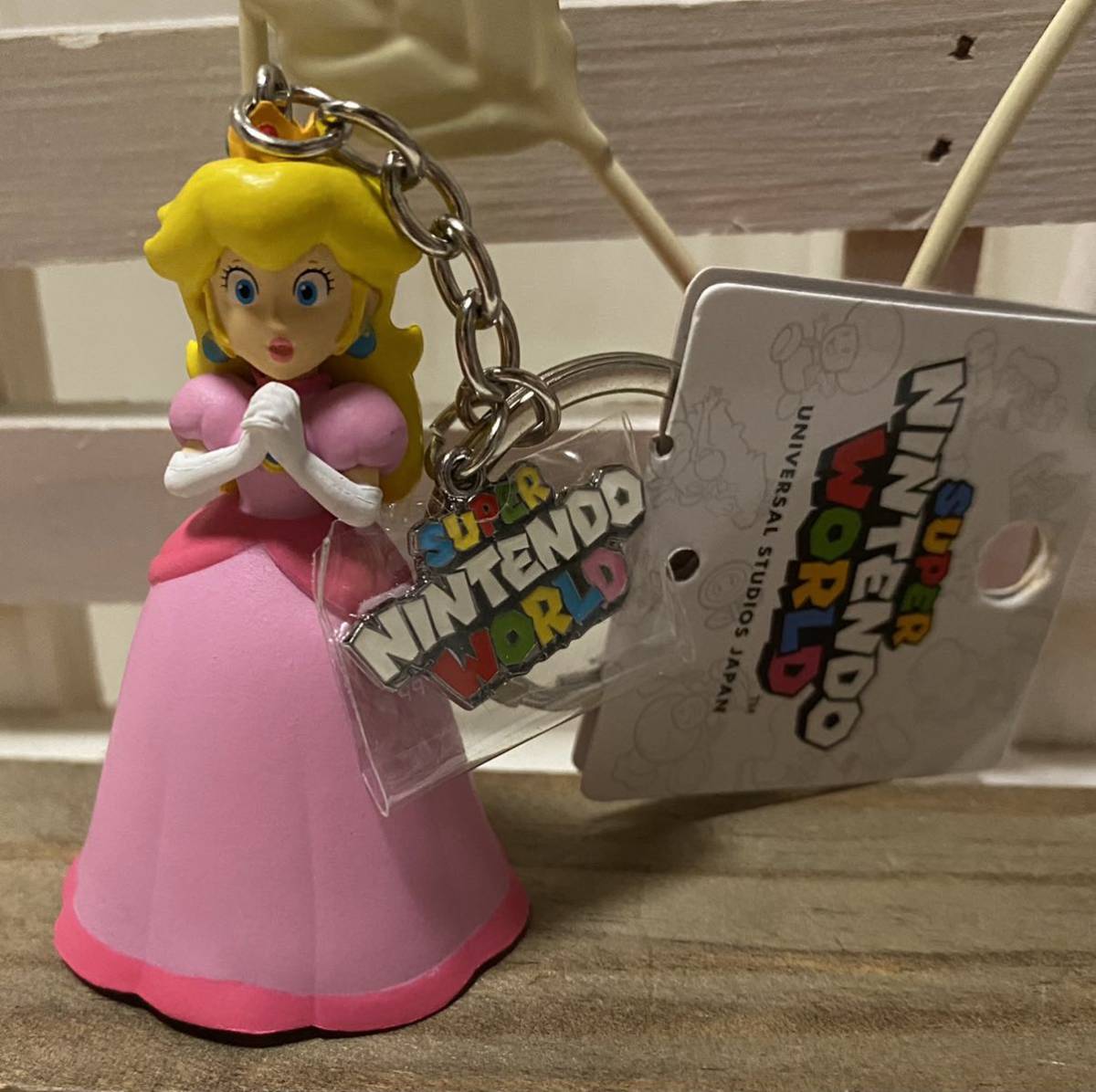ピーチ姫 usj ピーチ姫 USJ キーホルダー マスコット マリオ SUPER 