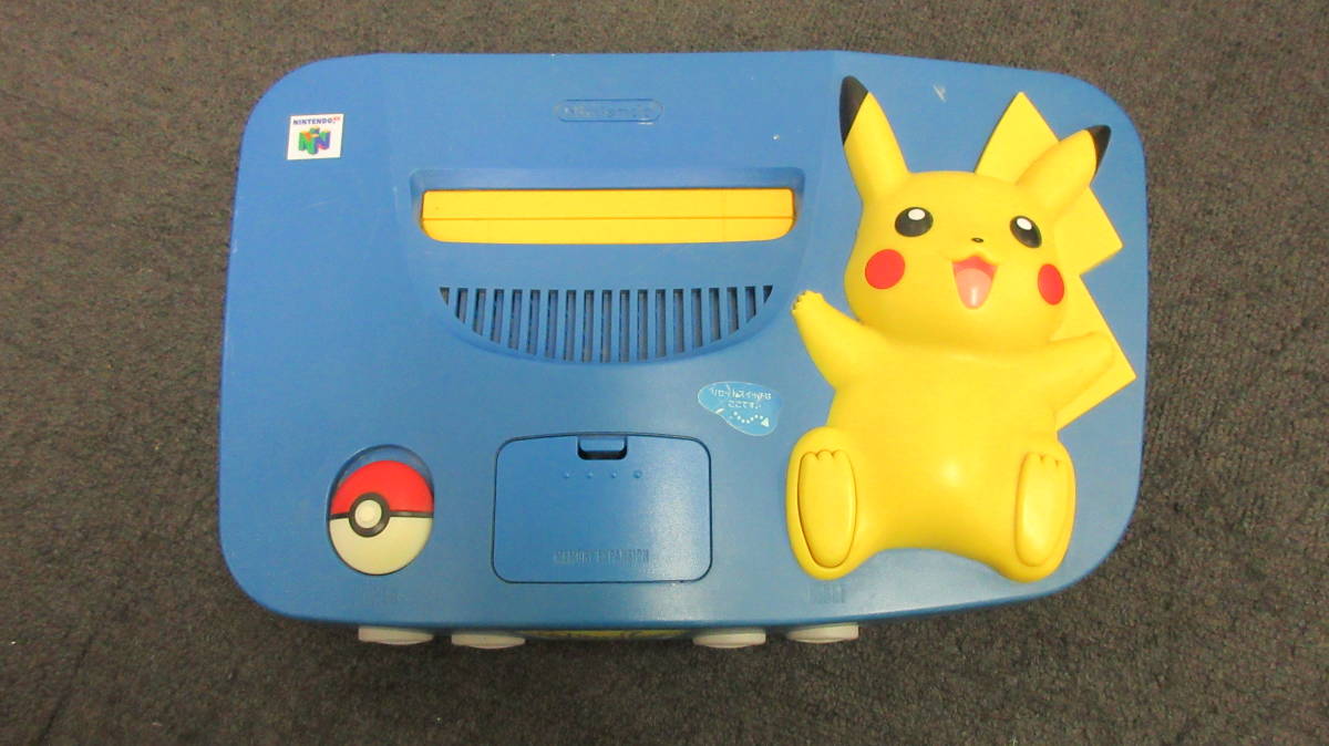 61756◇NINTENDO NUS-101 ピカチュウ Nintendo64 本体＊ジャンク品 
