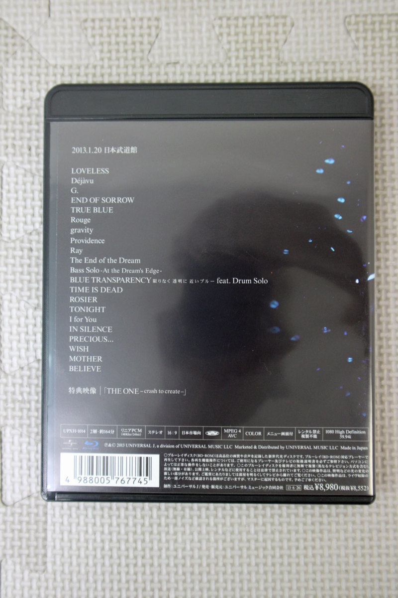 LUNA SEA Blu-ray : The [Blu-ray] TOUR Anniversary ～Live the at