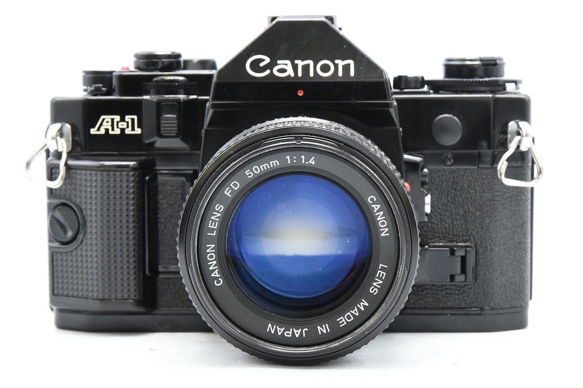 50mm Canon F1.4 FD CANON F-1 - + EF50mm キヤノン A-1 New USM