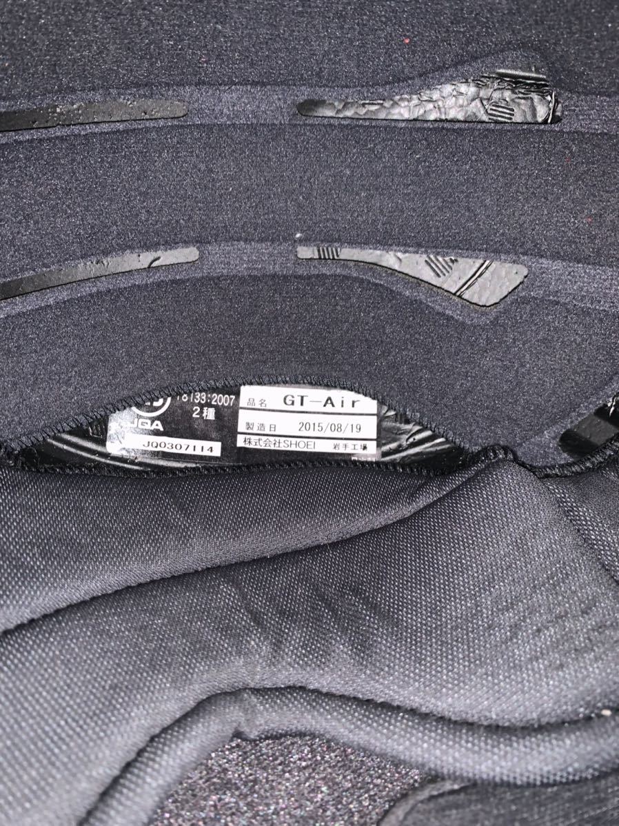 SHOEI ショウエイ　GT-Air 白　XL_8