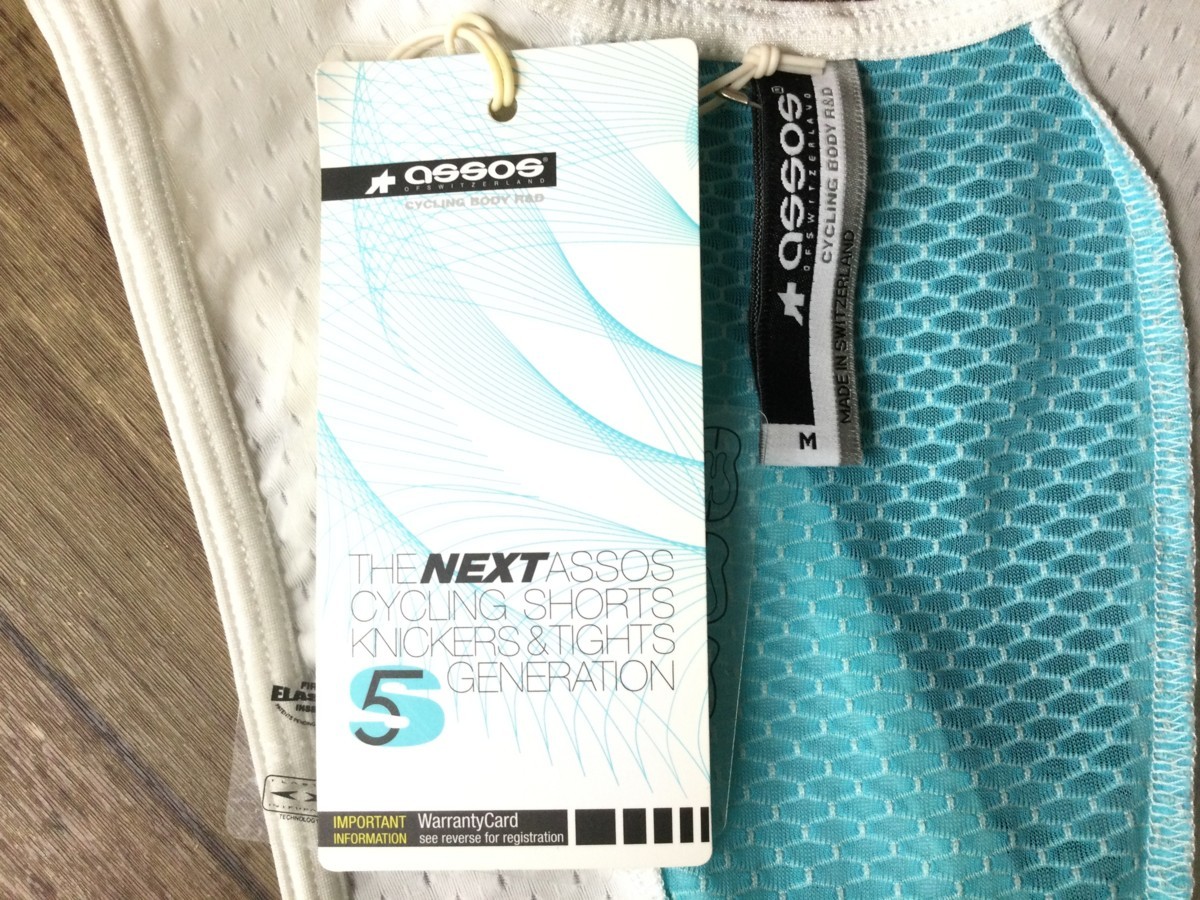 FE506 アソス assos FI 13 S5 ビブショーツ 白 M 【公式通販】
