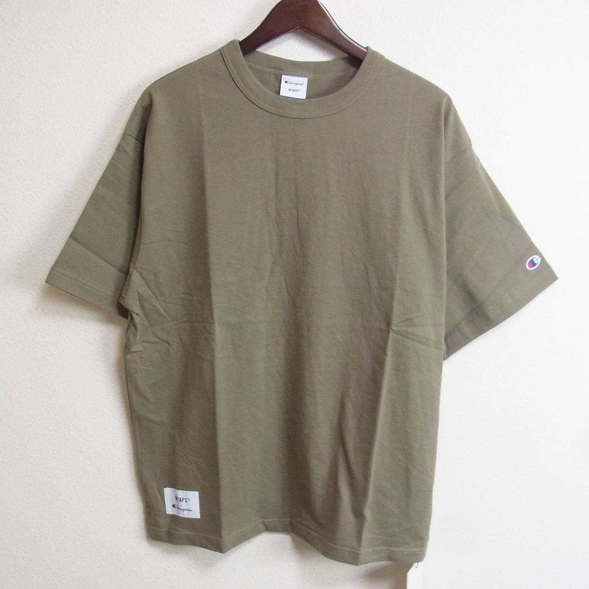 限定セール，SALE WTAPS ダブルタップス X Champion チャンピオン コラボ ACADEMY Tシャツ 半袖 202HBCHD-CSM01S OLIVE DRAB L オリーブ(半袖Tシャツ)｜売買されたオークション情報、yahooの商品情報をアーカイブ公開 - オーク 男性用