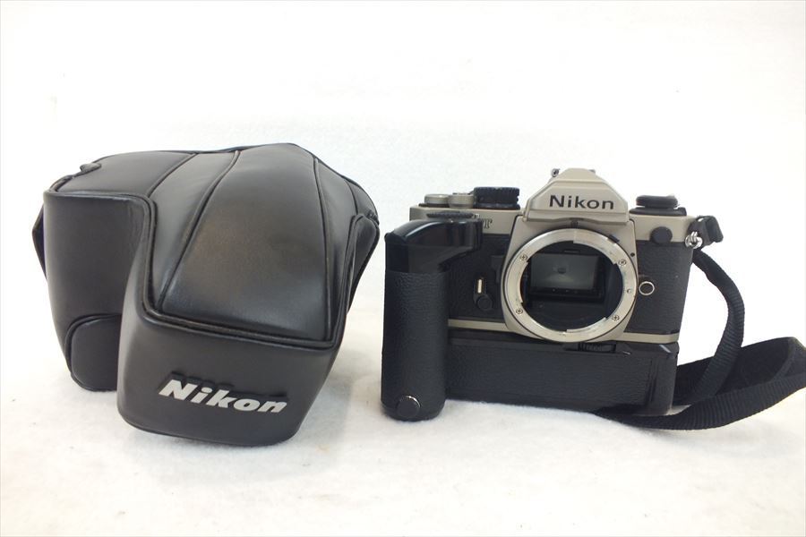 ニコン Nikon New FM2 ボディ MD-12 一眼レフ フィルムカメラ 13342