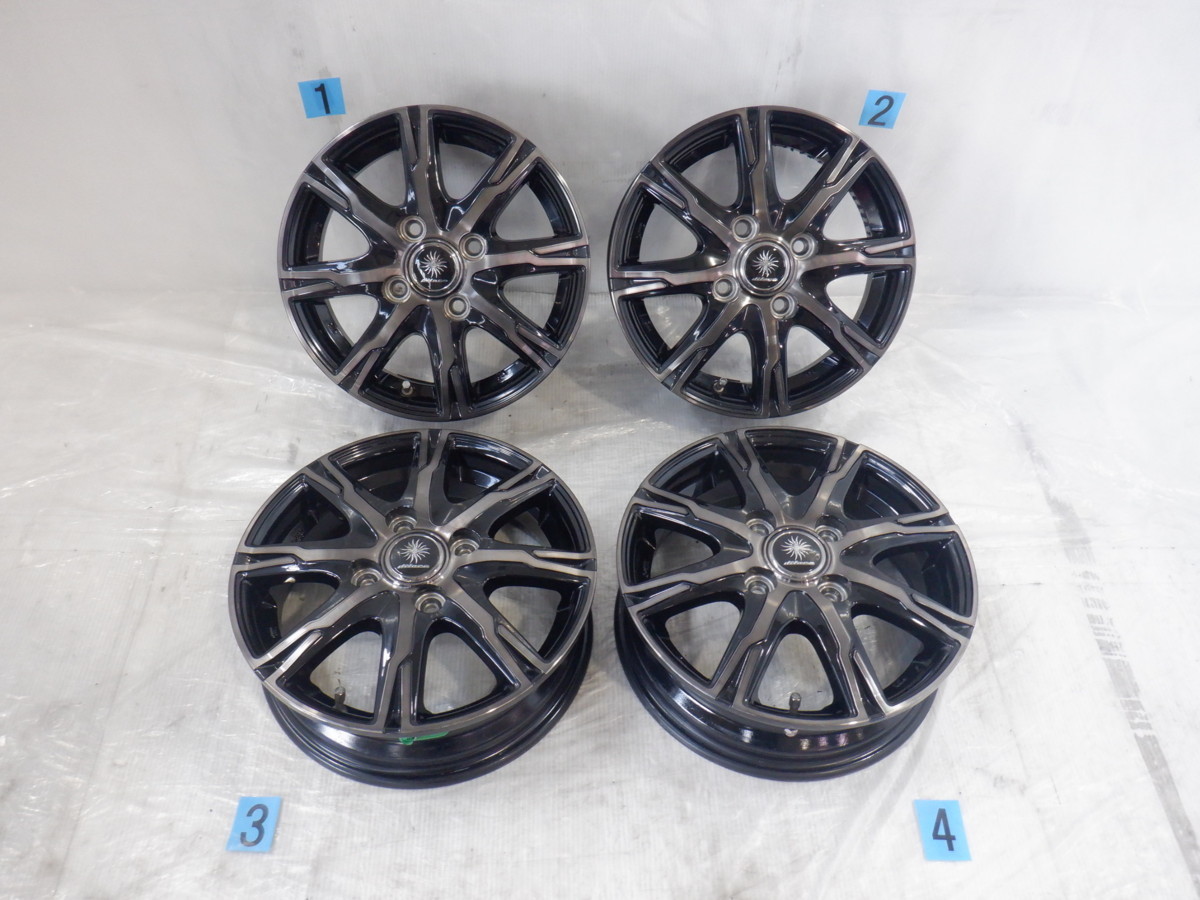 4H 100 4.00B +45 13インチ 社外品 diluce アルミホイール 4本セット