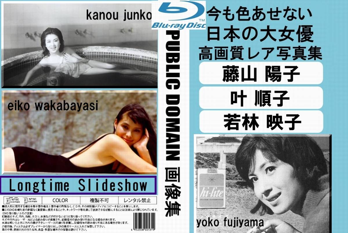 Ab5blu Ray 藤山陽子 叶順子 若林映子 激レア写真集スライドショー 2時間 色褪せない美しさの競演を高画質ブルーレイ 日本映画 売買されたオークション情報 Yahooの商品情報をアーカイブ公開 オークファン Aucfan Com