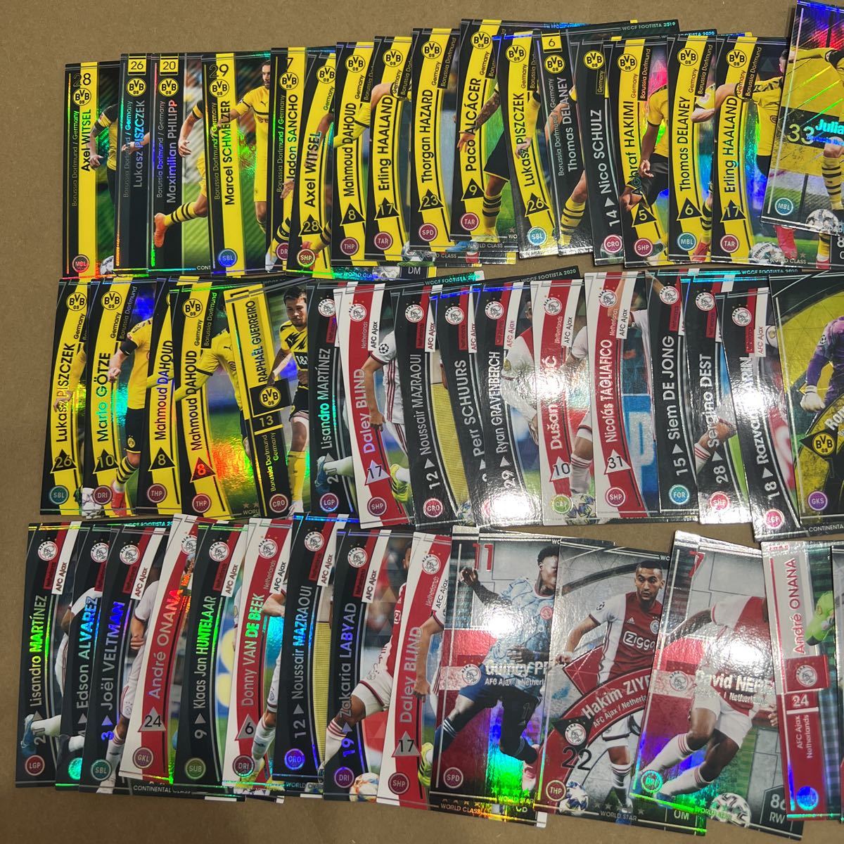 WCCF footista 引退 ドルトムント アヤックス セット アザール 