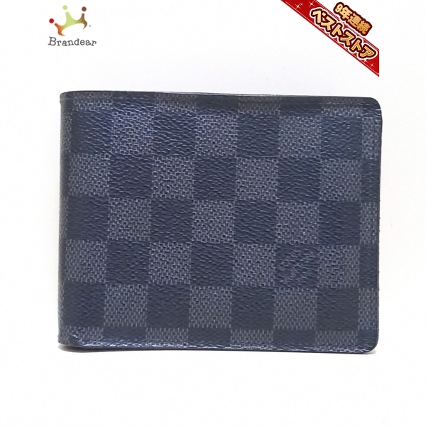 ルイヴィトン LOUIS VUITTON 2つ折り財布 N63074 ポルトフォイユフロリン ダミエ・グラフィット キャンバス ダミエグラフィット SP2191