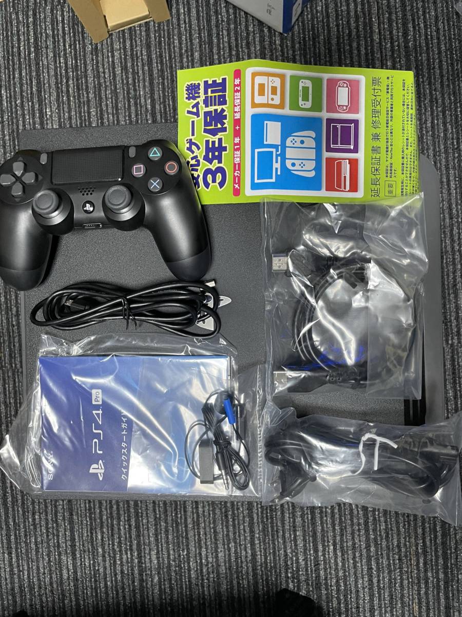 １円スタート Ps4 本体 Playstation 4 Pro ジェット ブラック 1tb Cuh 70b B01 初期化 み バージョン9 00 Ps4本体 売買されたオークション情報 Yahooの商品情報をアーカイブ公開 オークファン Aucfan Com