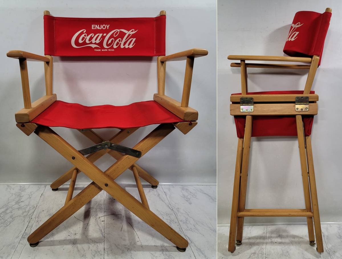 コカ・コーラ コカコーラ ディレクターチェアセット 椅子ベンチ
