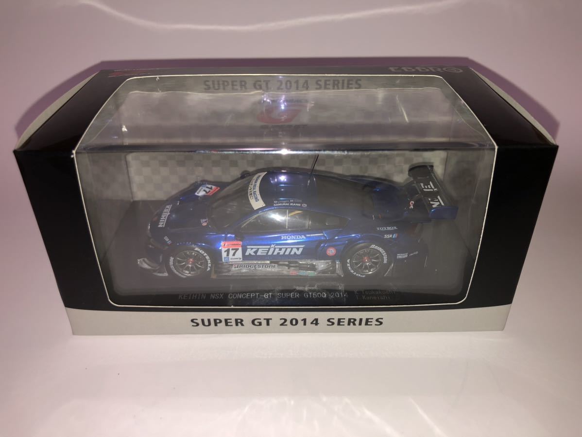 美品！？ 1/43 EBBRO KEIHIN NSX CONCEPT-GT SUPER GT500 2014 No.17