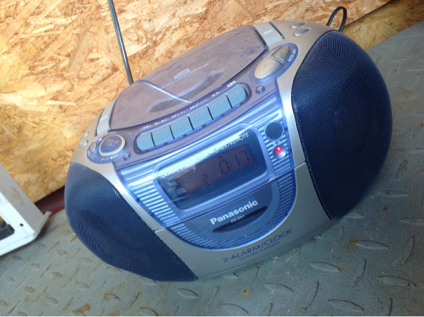 ☆panasonic CD AM/FM TAPE RX-DX1 ミニラジカセ CD再生確認済