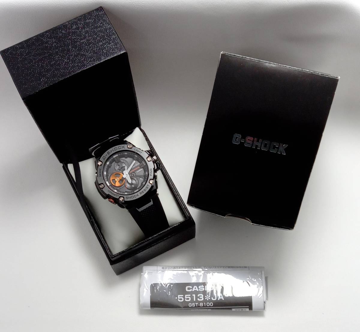 美品】CASIO カシオ G‐SHOCK ジーショック GST-B100B-1A4JF メンズ 
