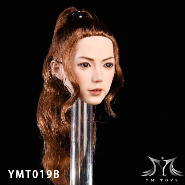 1⁄6 YMTOYS ヘッド HiPlay フィギュア | 可動眼アジア女性 アジア 女性