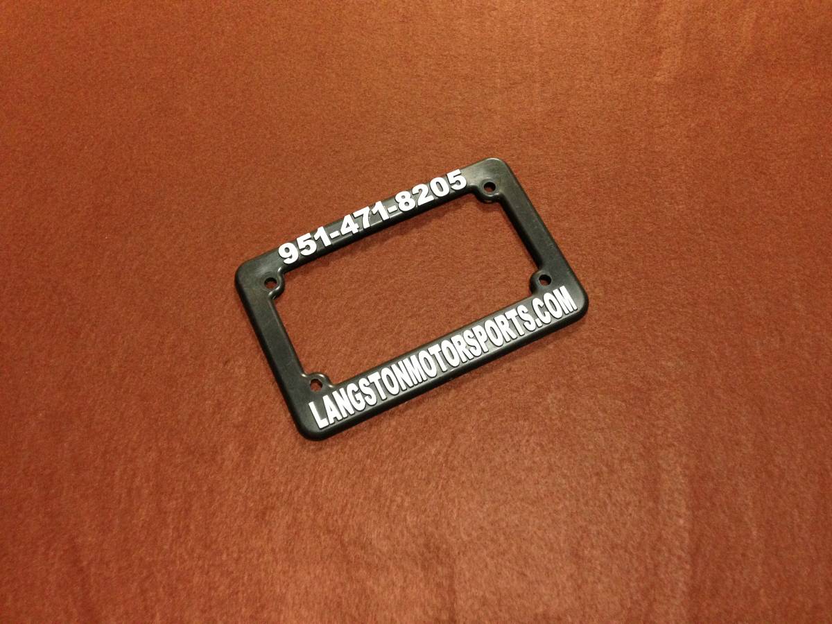 Langston Motorsp ライセンス プレート フレーム バイク用 #USDM USA
