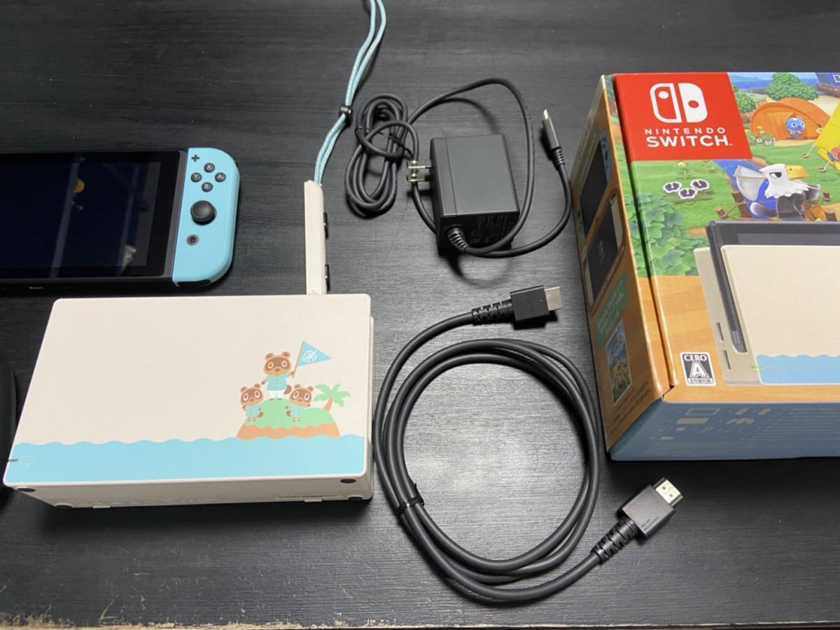 ★送料無料★１円スタート★【中古美品】★Nintendo Switch あつまれ どうぶつの森セット_3
