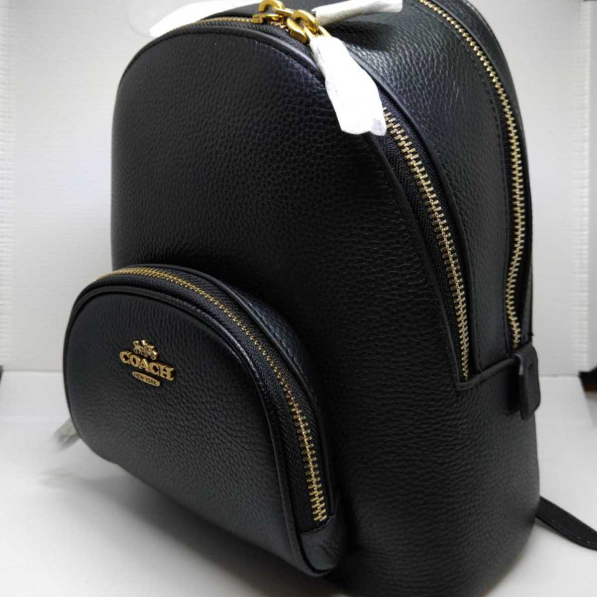☆COACH☆コーチ☆ リュック レディース用 レザー ブラック バッグ 