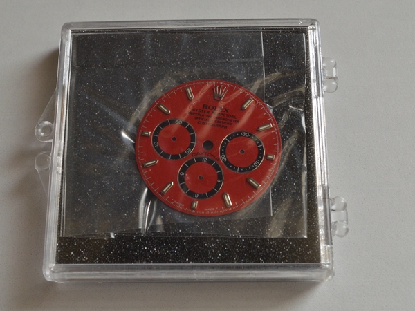 ロレックス デイトナ Ref.16520用 SINGER社製 赤文字盤！ROLEX(パーツ