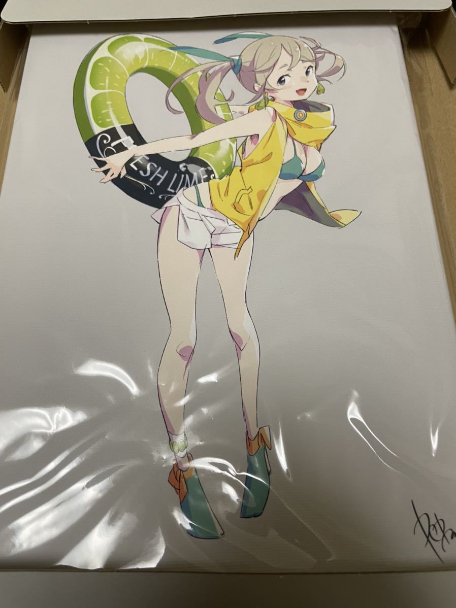 popman3580 /【家出っ子】複製原画 キャンバス サイン入り
