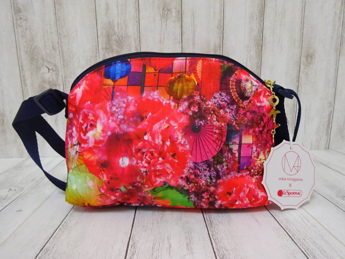 未使用品 mika ninagawa x LeSportsac UMBRELLASHALF MOON CROSSBODY