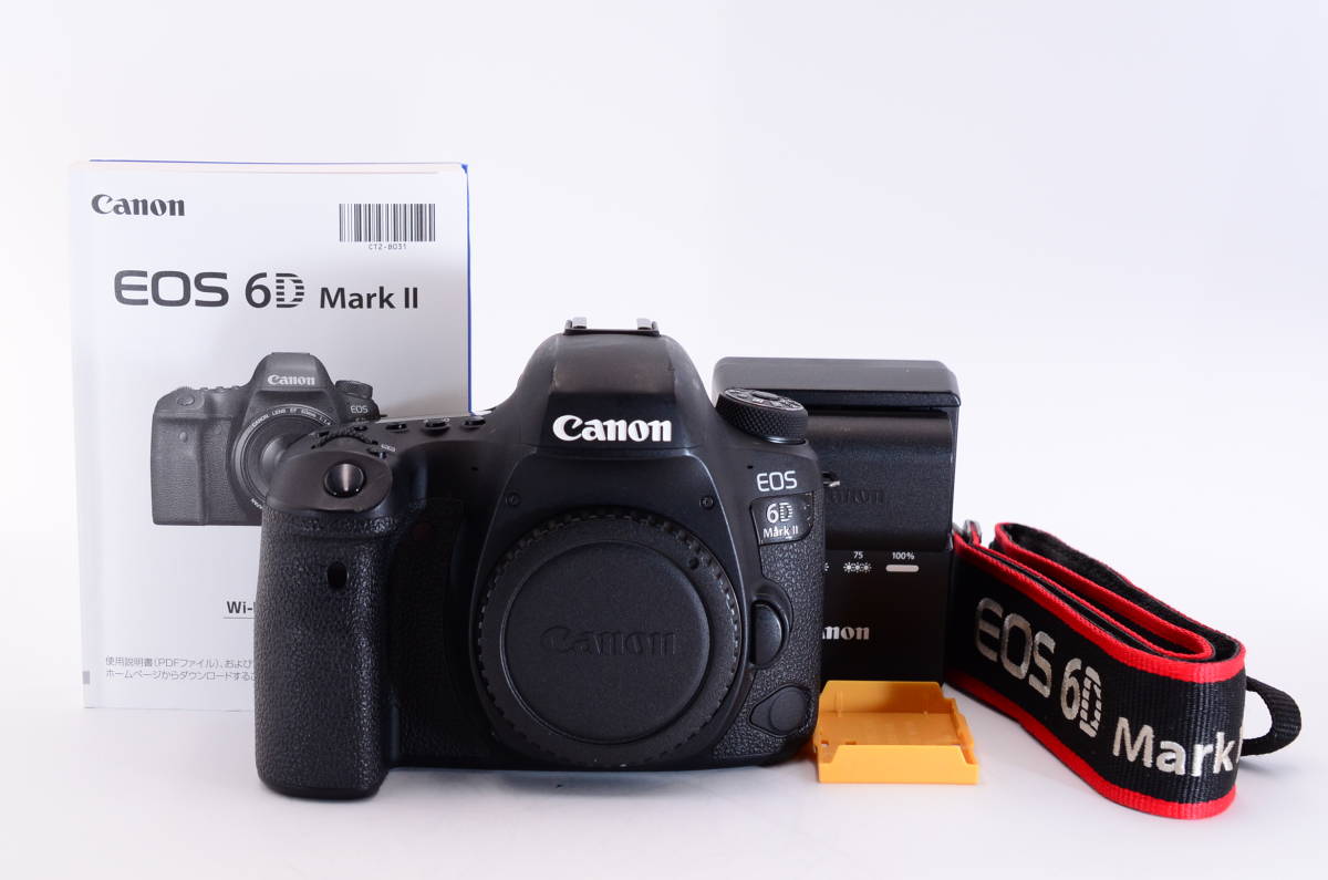 ショット数 11，526回 キヤノン Canon EOS 6D Mark II デジタル 一眼レフ カメラ ボディ (
