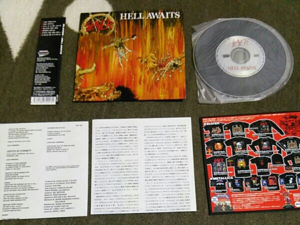 国内中古紙ジャケCD☆SLAYER/HELL AWAITSスレイヤーリマスター(一般