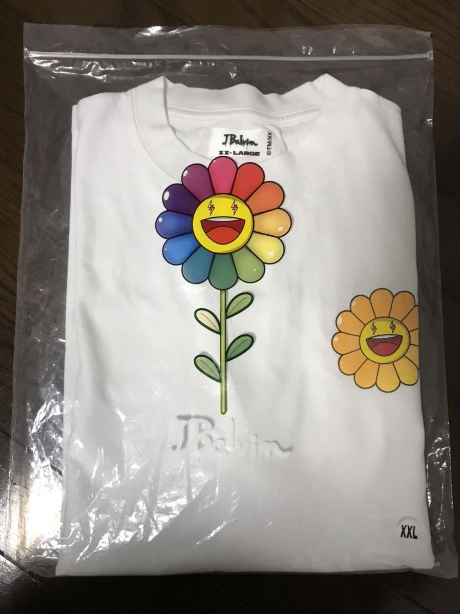 新品XXL J Balvin×Takashi Murakami ジェイバルビン×タカシ ムラカミ 