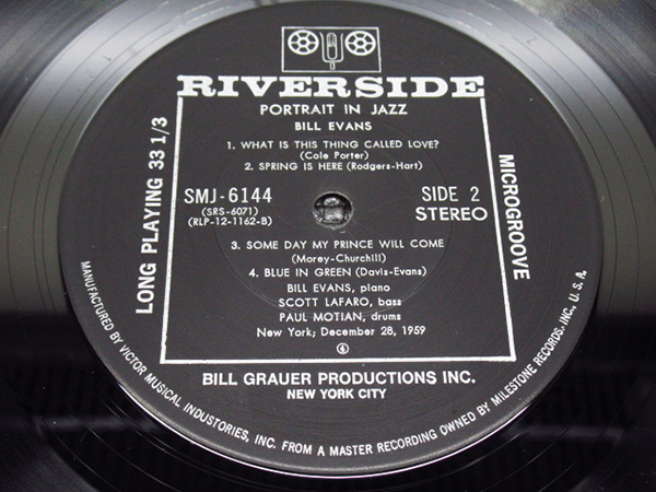 Portrait Bill Evans - Jazz In – in ビル・エヴァンス Trio EVANS