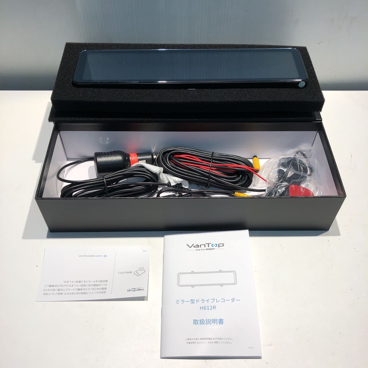 人気定番 VanTop ミラー型ドライブレコーダー H612R 日本仕様 4K高画質