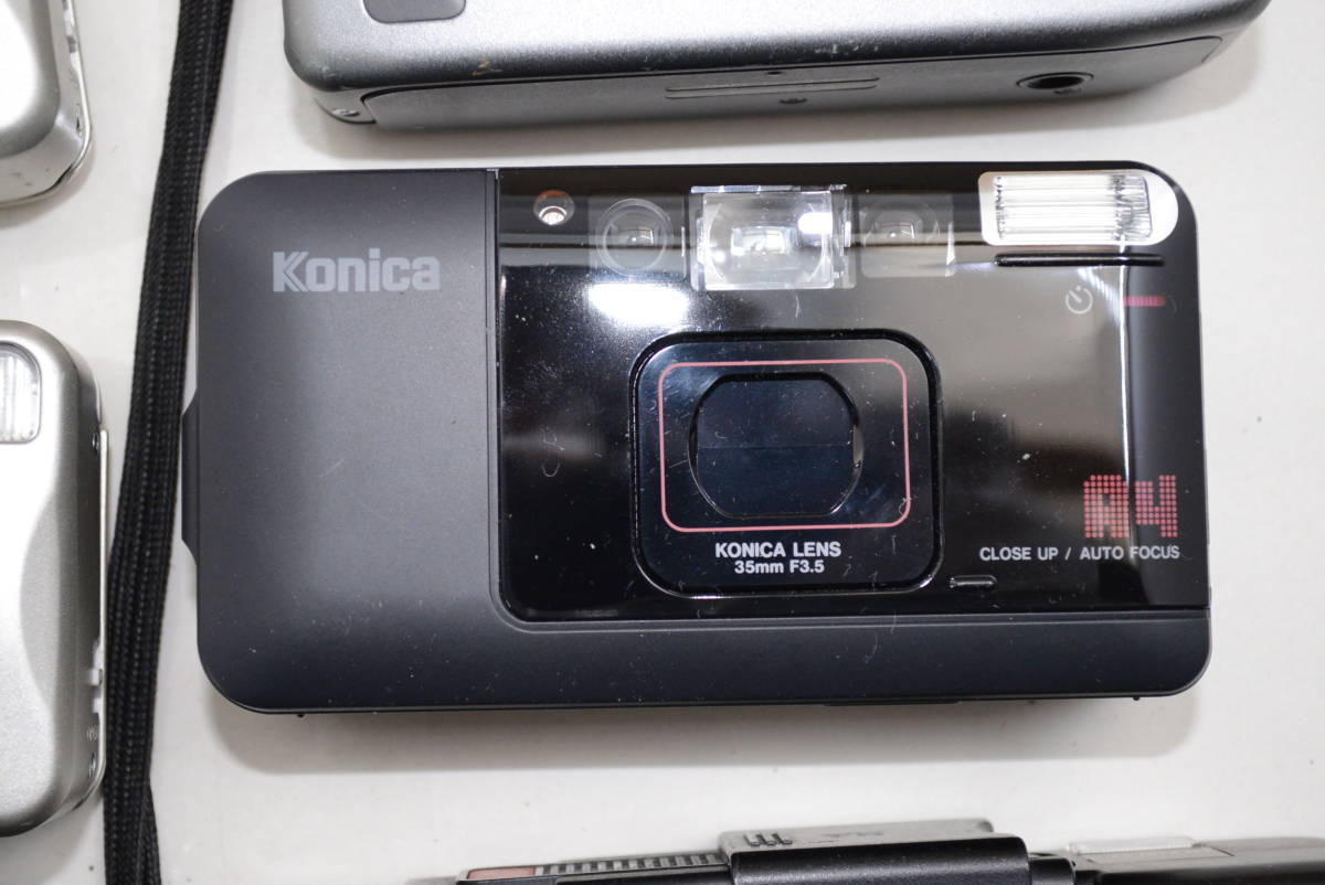 コンパクトフィルムカメラ 7台まとめて olympus XA/konica A4/nikon
