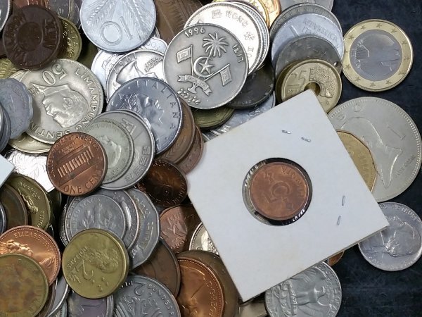 外国コイン 古銭 アメリカ⁄ヨーロッパ 大量おまとめ 3-137外国銭 外国