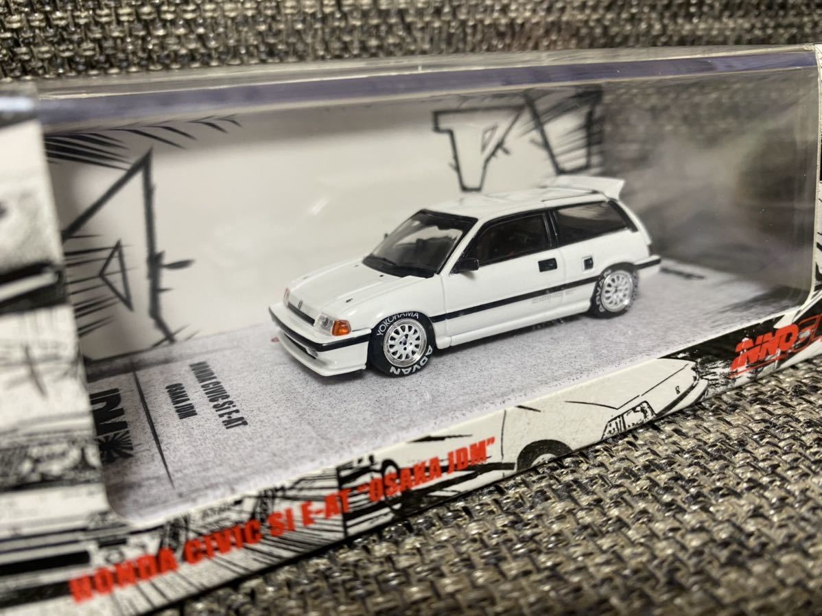 即納 即決 INNO64 1/64 ホンダ シビック SI E-AT OSAKA JDM 大阪環状族
