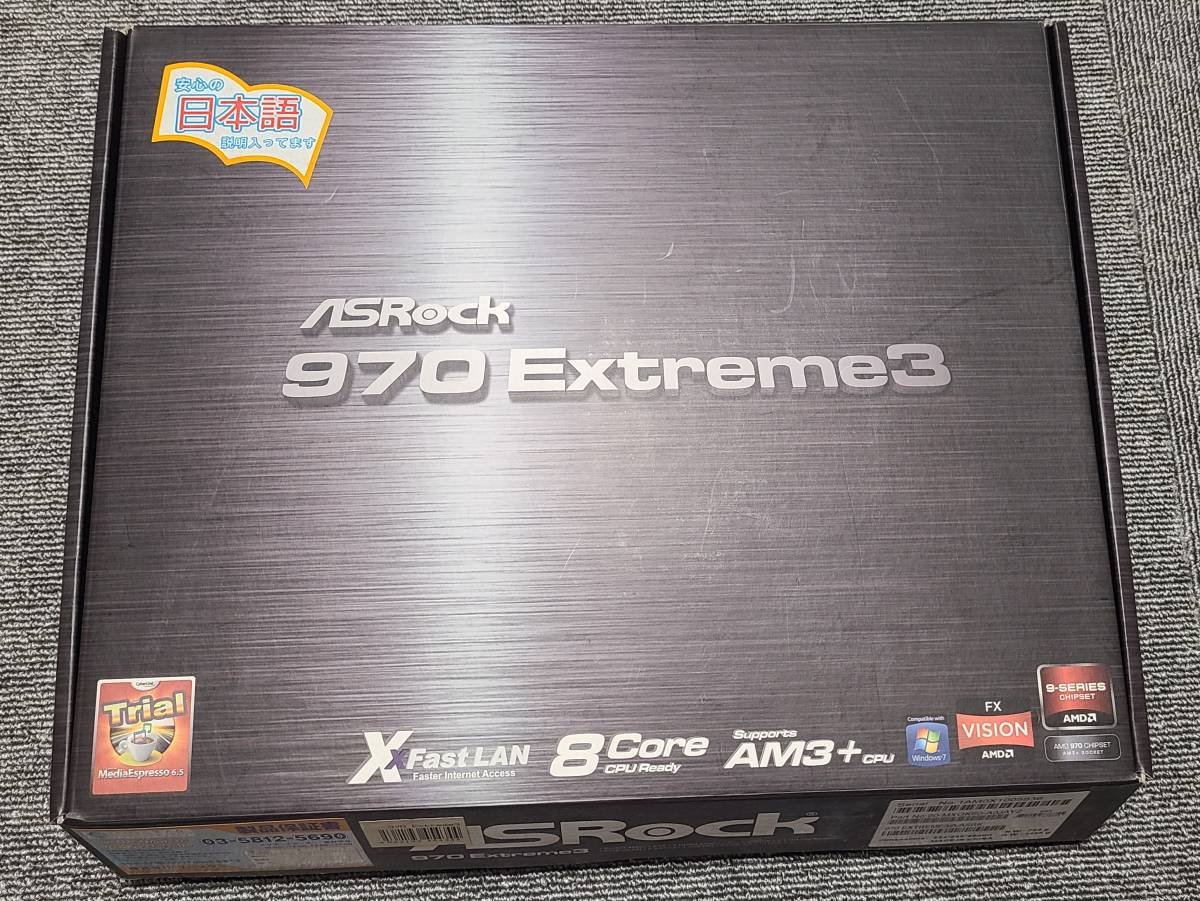 中古] ASRock 970 Extreme3 AM3+ 8-Core CPU対応 マザーボード