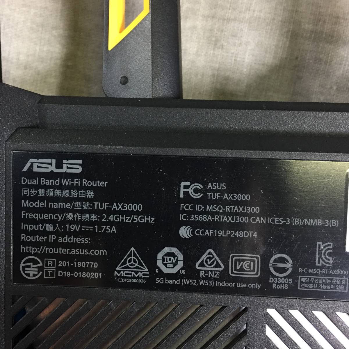 現状品 Asus Wifi 無線 ルーター Wifi6 2402 574mbps V6プラス対応デュアルバンドゲーミング Tuf Ax3000 A ルーター 売買されたオークション情報 Yahooの商品情報をアーカイブ公開 オークファン Aucfan Com
