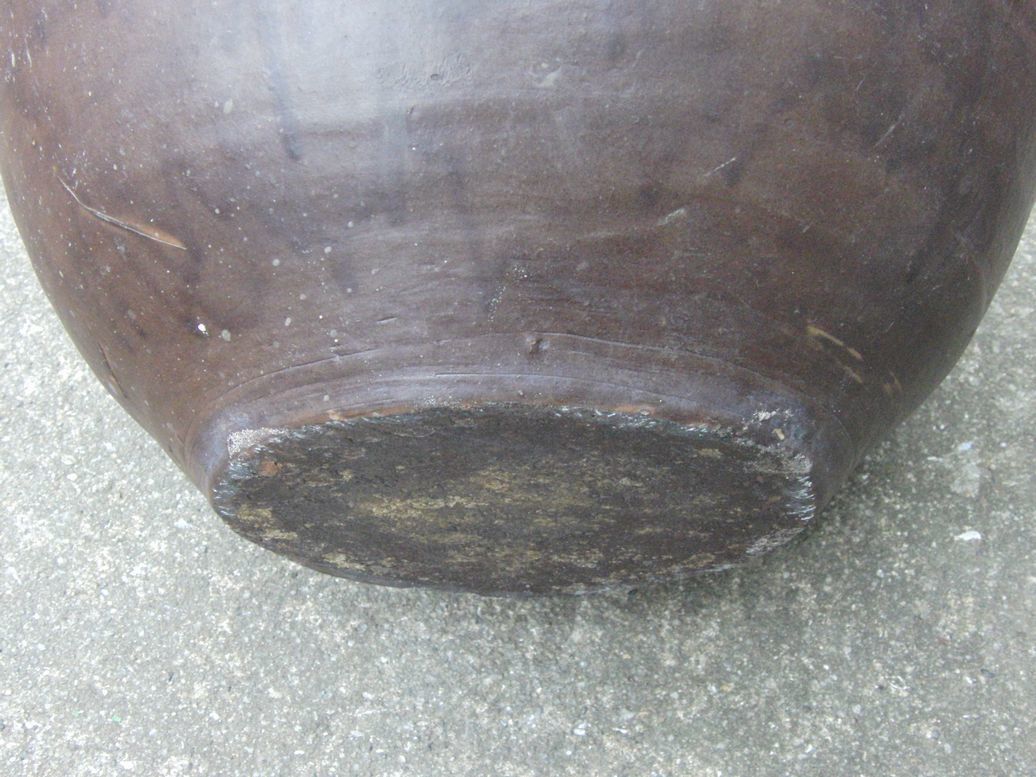 Yahoo!オークション - かめ壷 唐津焼の古い甕(46)高さ約31cm 唐津焼の