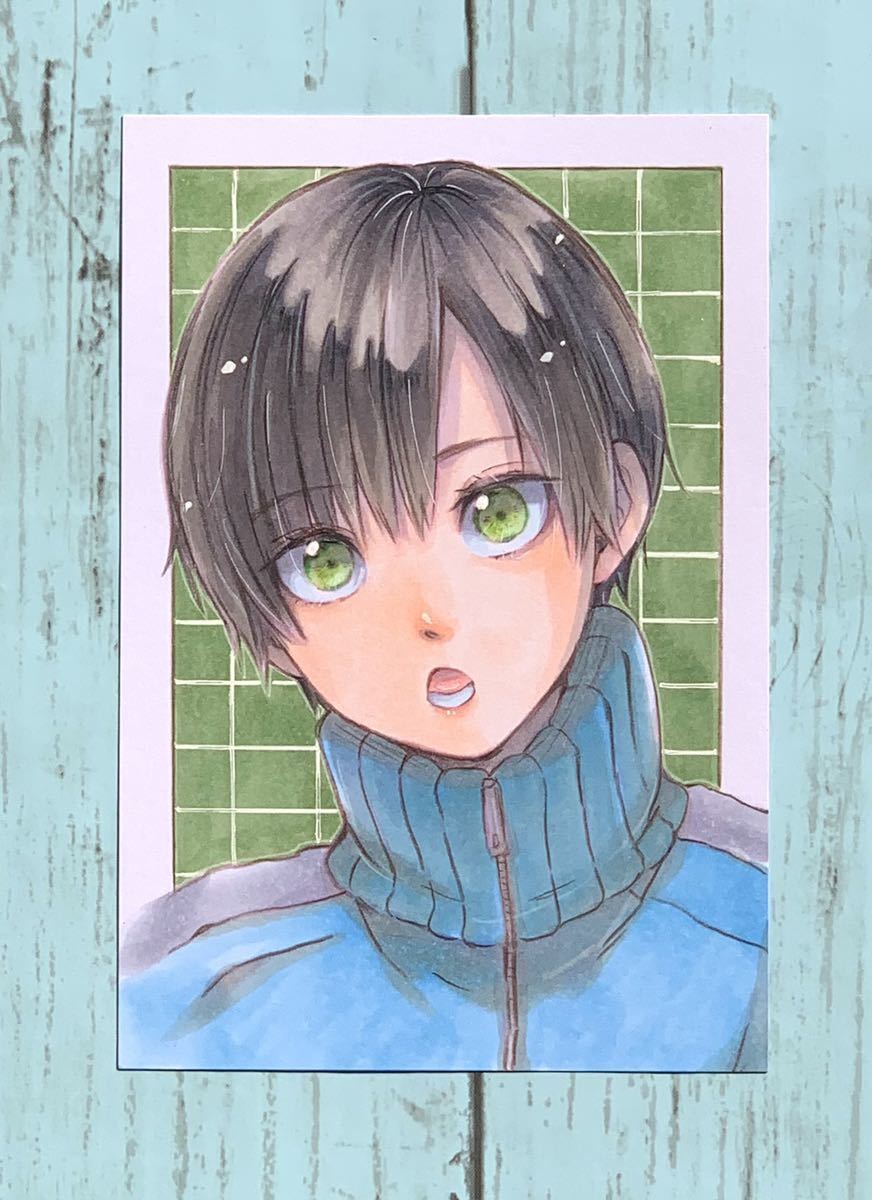 オリジナル 手描きイラスト ハガキサイズ まゆいろ 手描きイラスト 売買されたオークション情報 Yahooの商品情報をアーカイブ公開 オークファン Aucfan Com