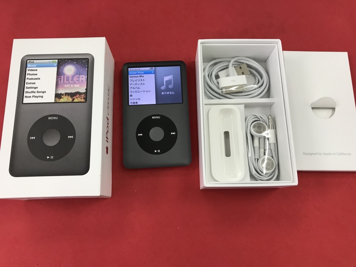 ★中古★ iPod classic 160GB ブラック アイポッド クラシック MC297J/A 付属品完備♪